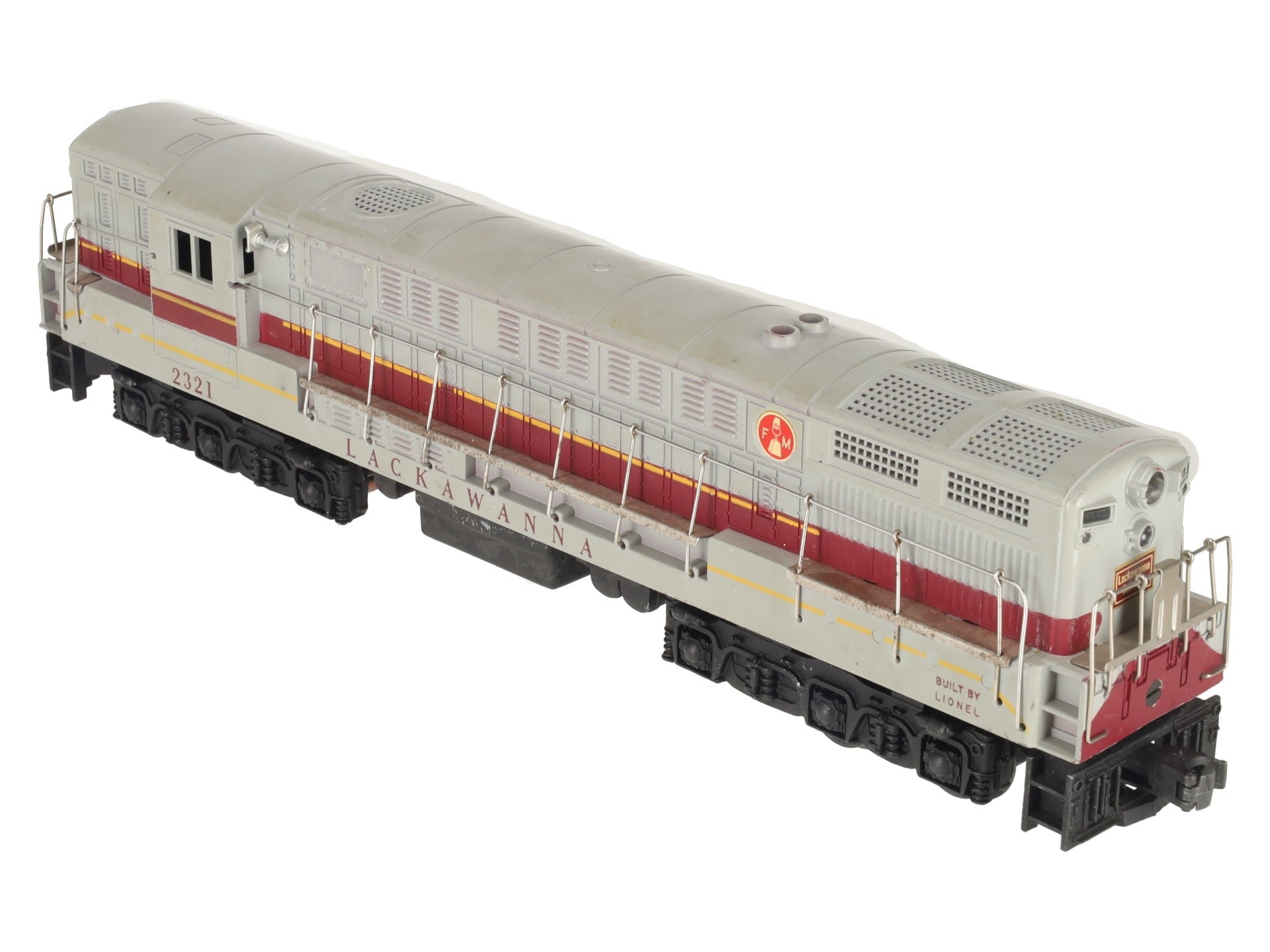 Lionel 2321 Vintage O Lackawanna FM Trainmaster Diesel (Gray Roof Version) VG