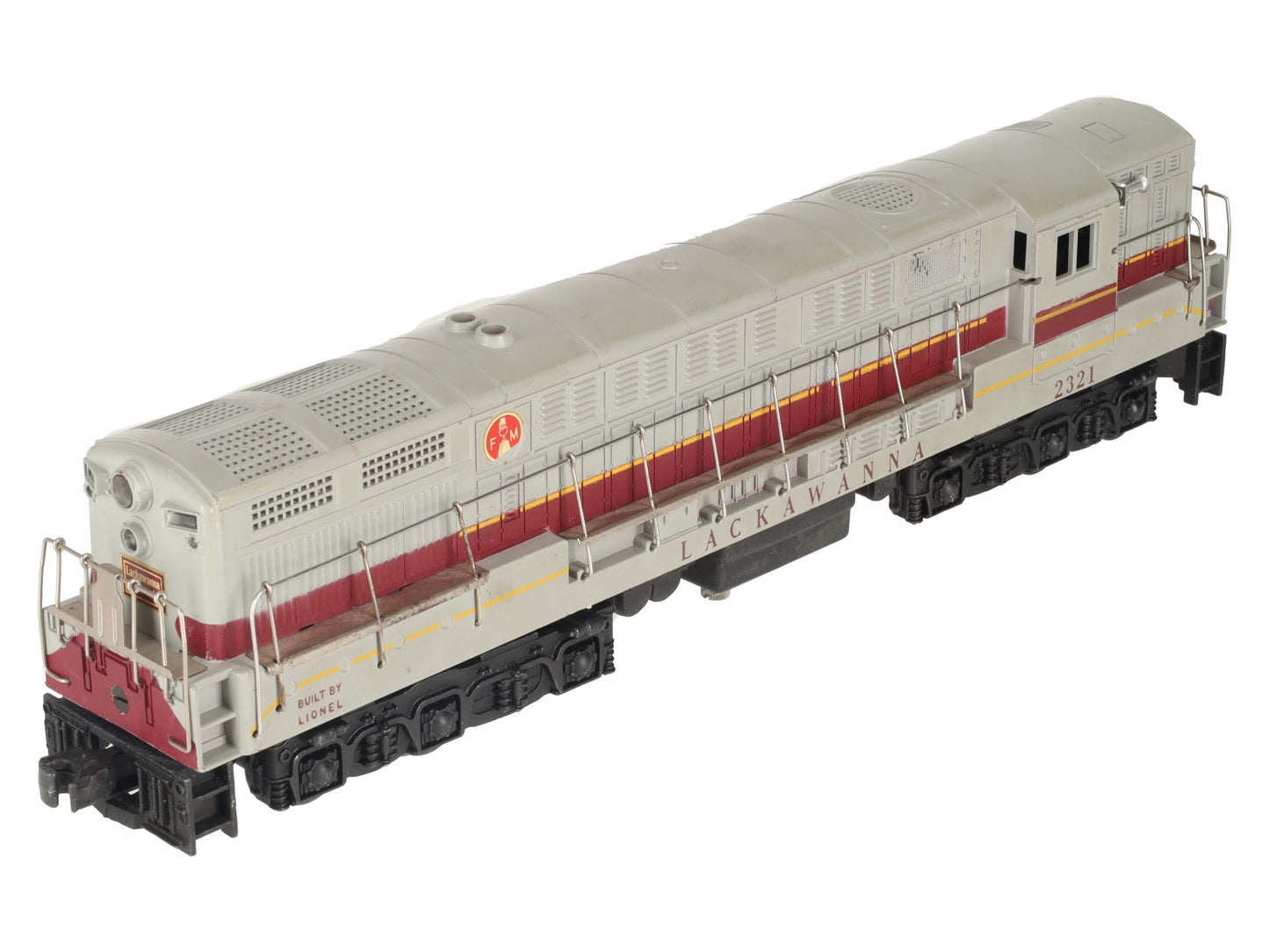 Lionel 2321 Vintage O Lackawanna FM Trainmaster Diesel (Gray Roof Version) VG
