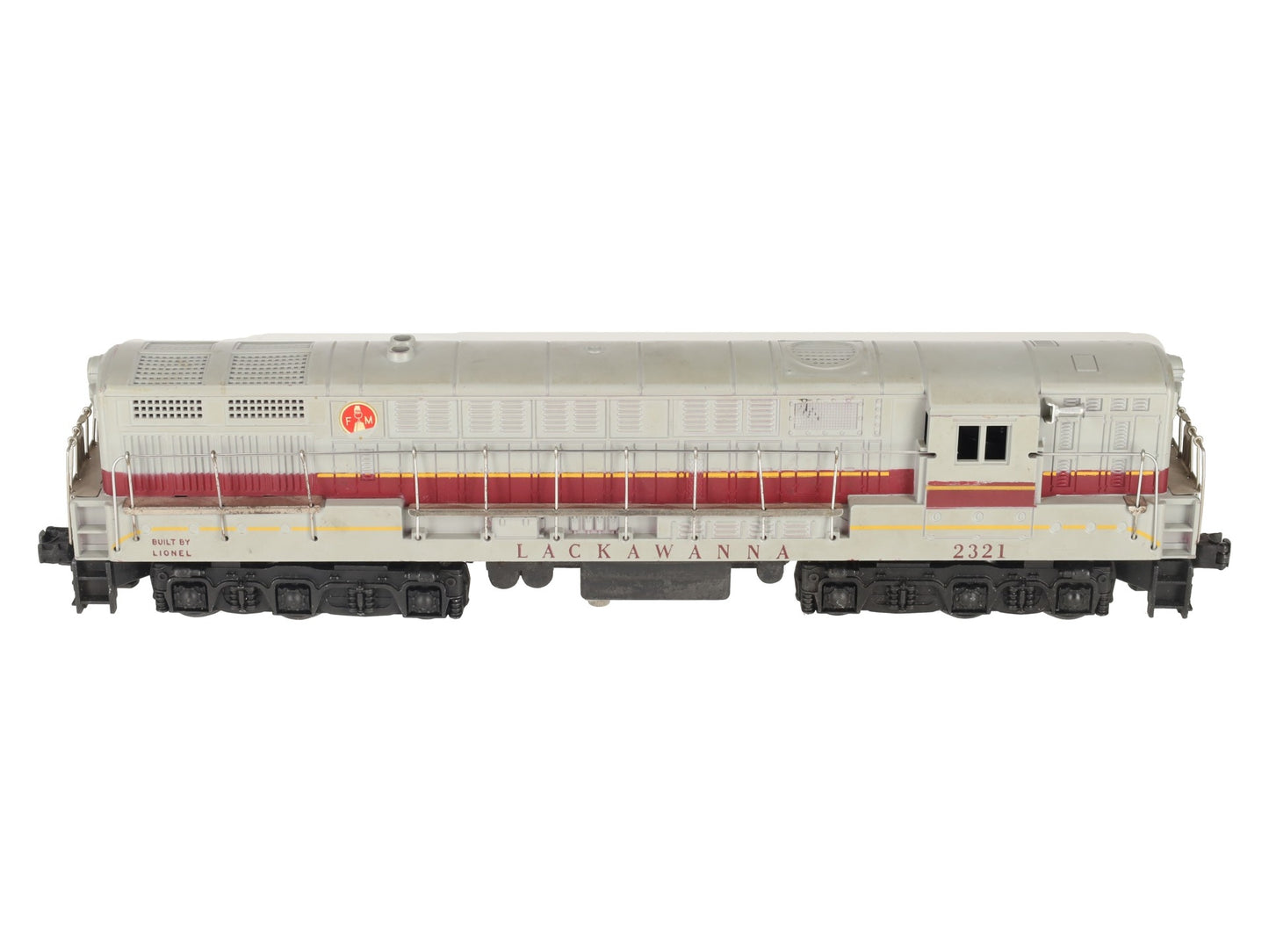 Lionel 2321 Vintage O Lackawanna FM Trainmaster Diesel (Gray Roof Version) VG