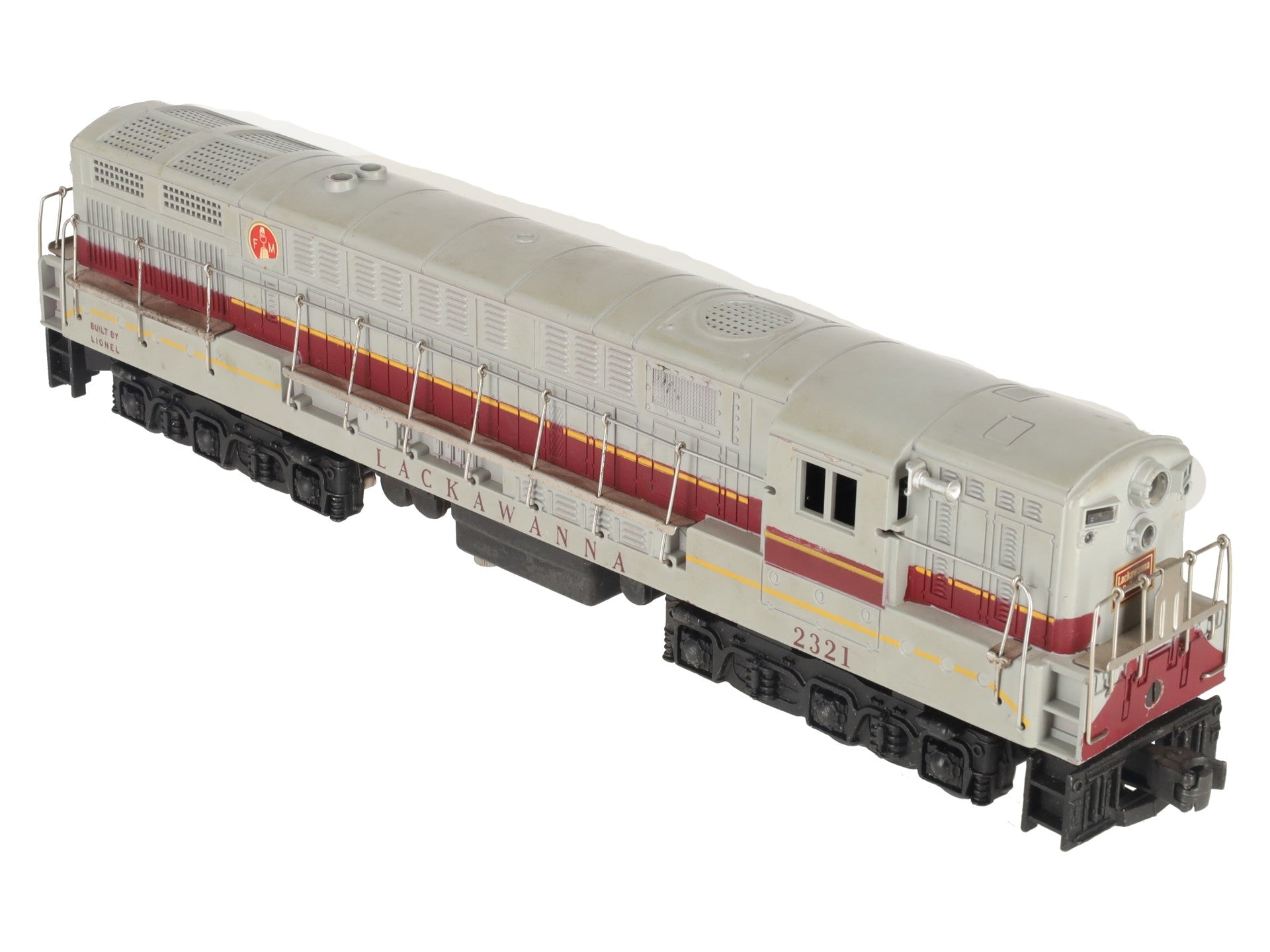 Lionel 2321 Vintage O Lackawanna FM Trainmaster Diesel (Gray Roof Version) VG