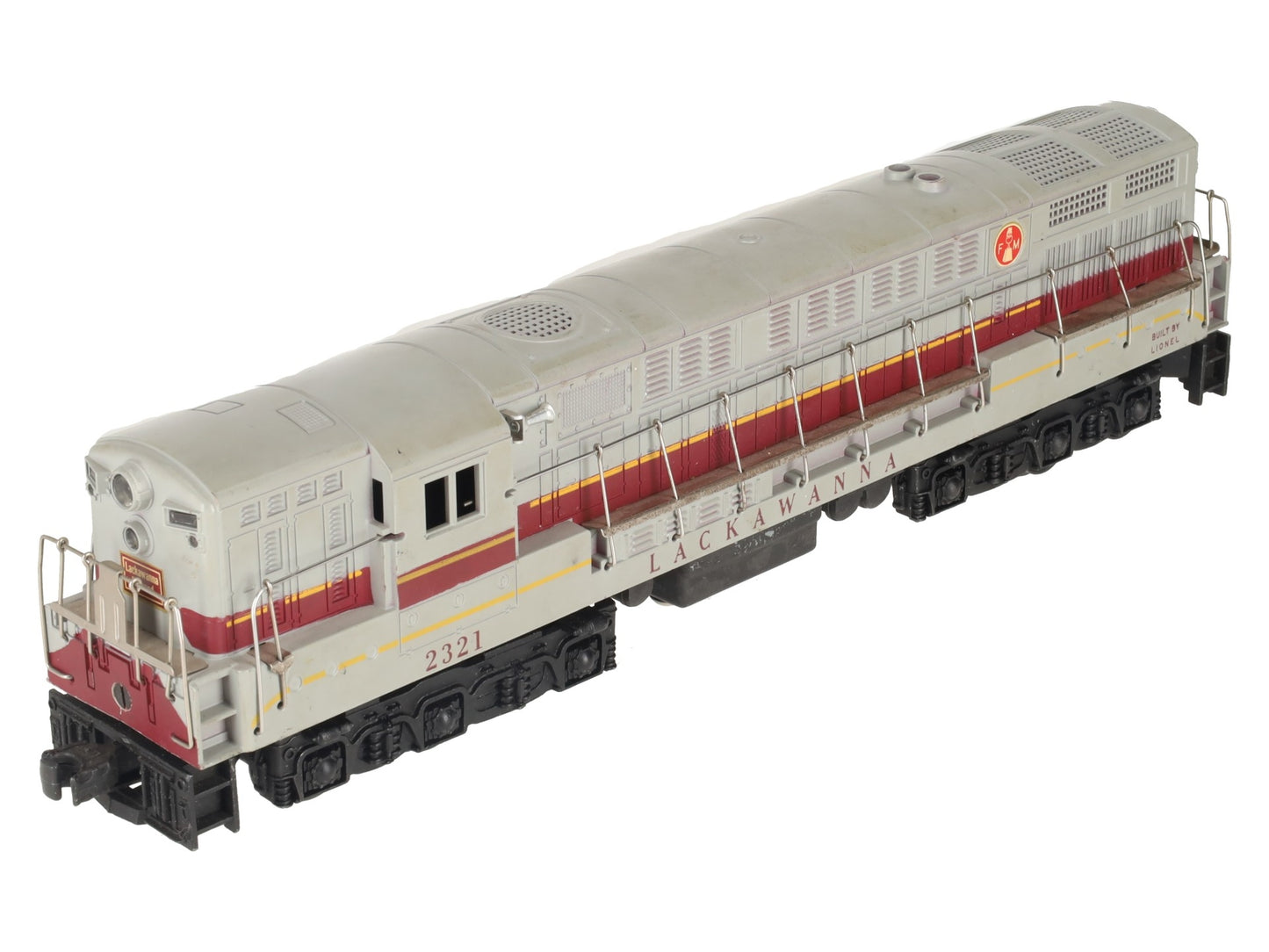 Lionel 2321 Vintage O Lackawanna FM Trainmaster Diesel (Gray Roof Version) VG
