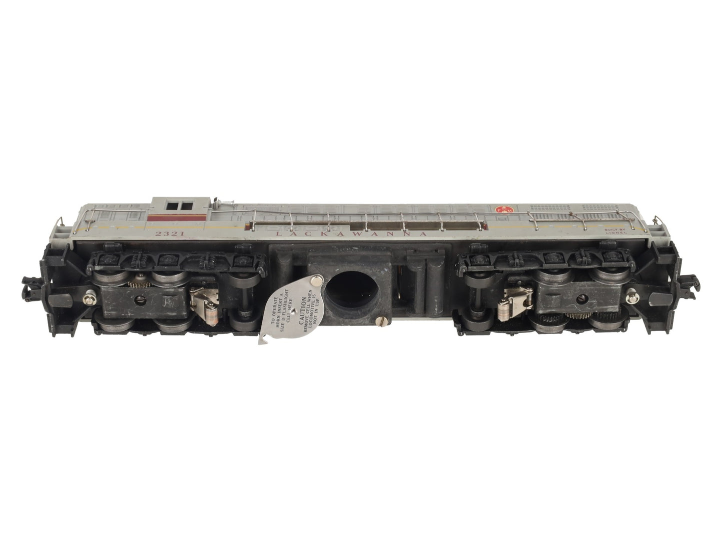 Lionel 2321 Vintage O Lackawanna FM Trainmaster Diesel (Gray Roof Version) VG