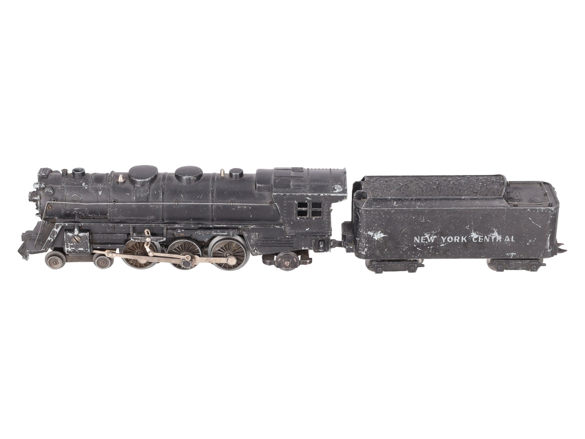 Marx 333 Vintage O New York Central 4-6-2 Die-Cast Steam Locomotive & Tender VG