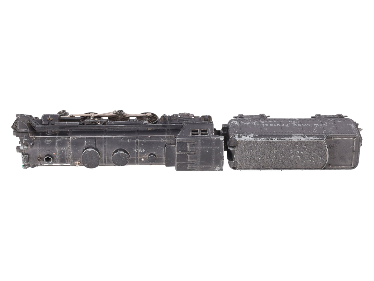 Marx 333 Vintage O New York Central 4-6-2 Die-Cast Steam Locomotive & Tender VG