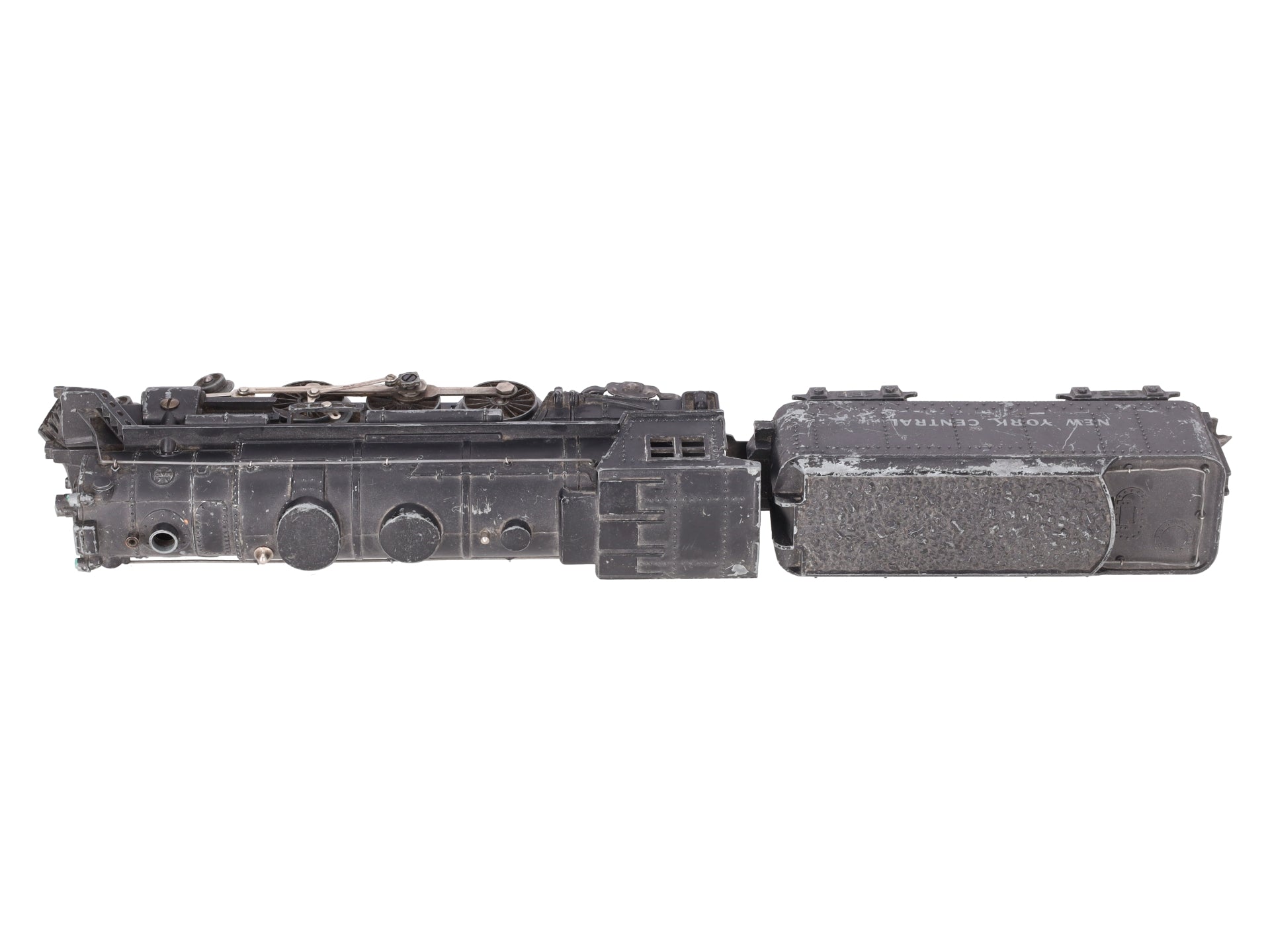 Marx 333 Vintage O New York Central 4-6-2 Die-Cast Steam Locomotive & Tender VG