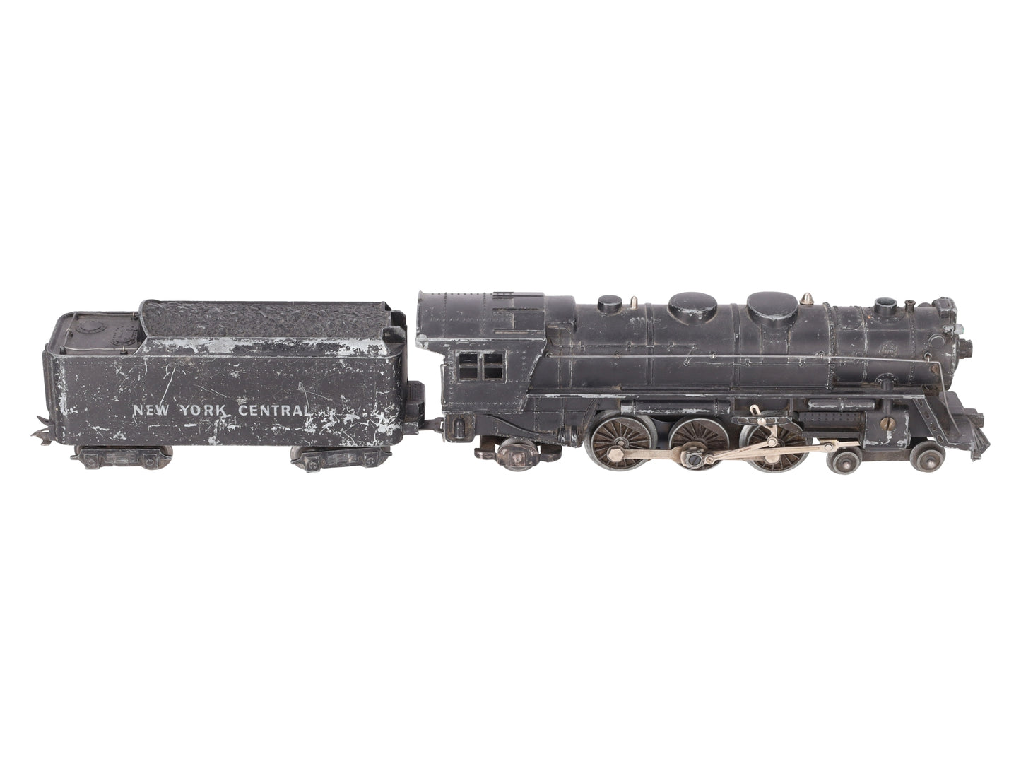 Marx 333 Vintage O New York Central 4-6-2 Die-Cast Steam Locomotive & Tender VG