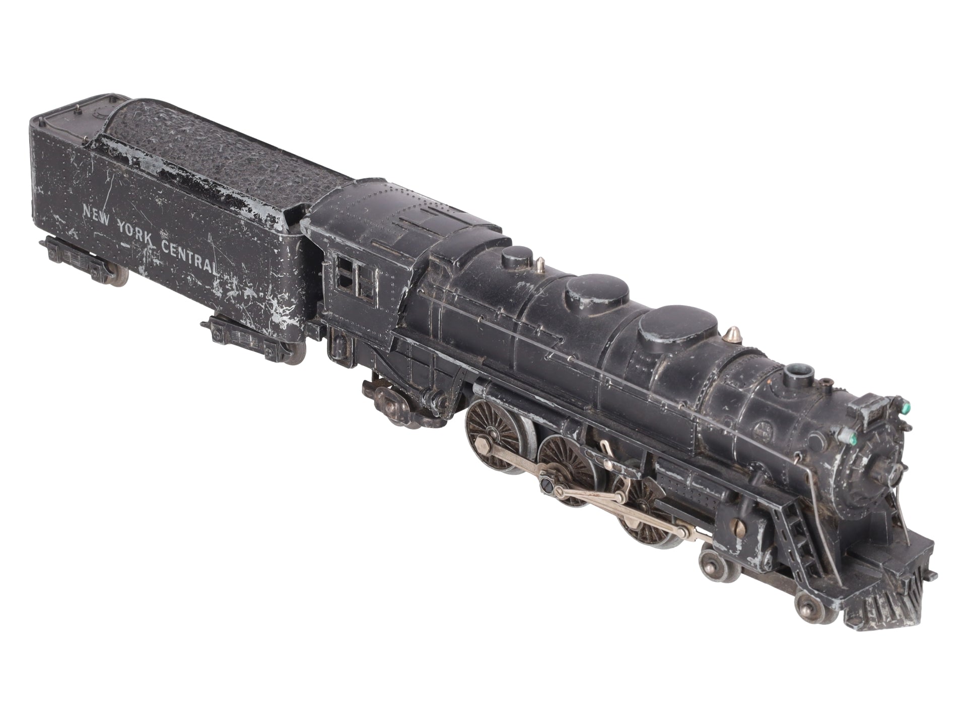 Marx 333 Vintage O New York Central 4-6-2 Die-Cast Steam Locomotive & Tender VG