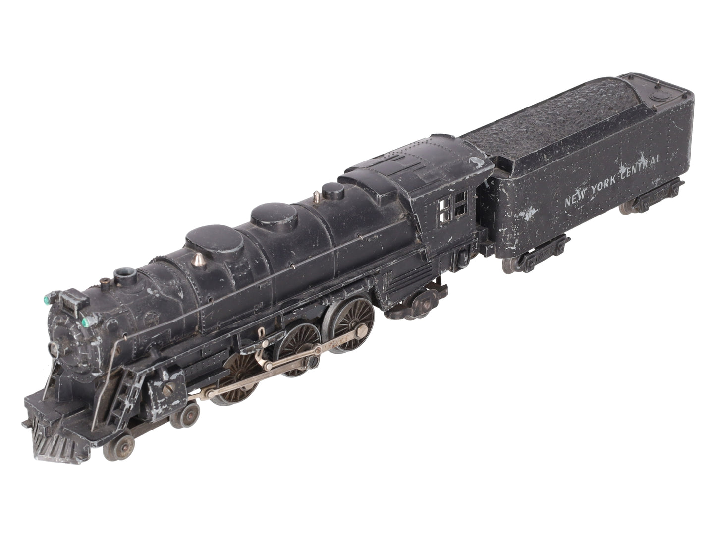 Marx 333 Vintage O New York Central 4-6-2 Die-Cast Steam Locomotive & Tender VG