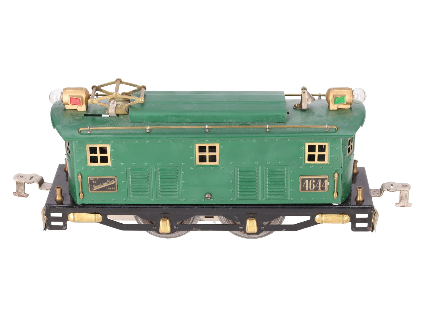 American Flyer 4644 Vintage Standard Gauge Green 0-4-0 Electric Locomotive
