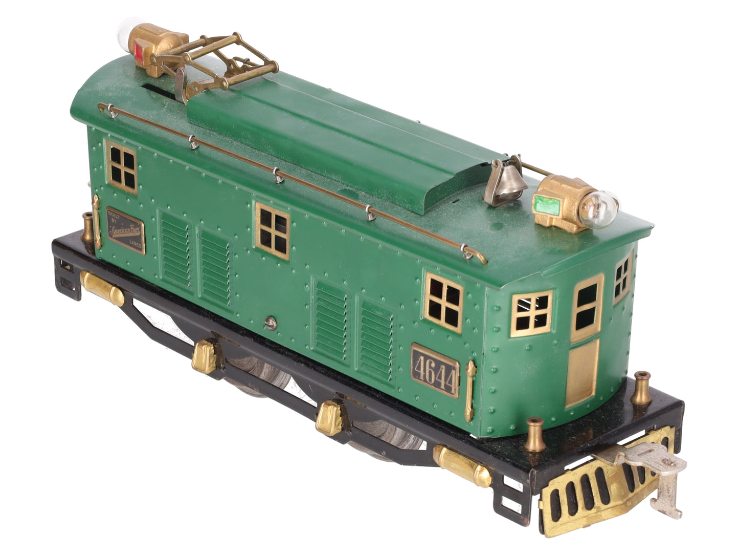 American Flyer 4644 Vintage Standard Gauge Green 0-4-0 Electric Locomotive