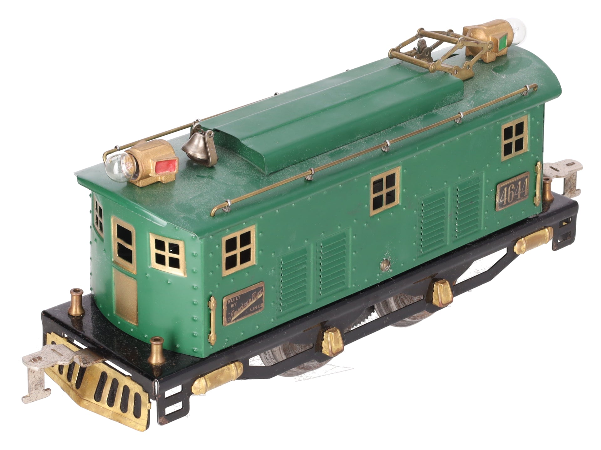 American Flyer 4644 Vintage Standard Gauge Green 0-4-0 Electric Locomotive