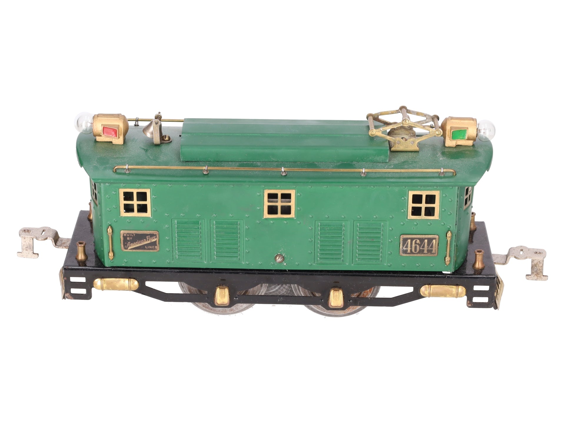 American Flyer 4644 Vintage Standard Gauge Green 0-4-0 Electric Locomotive