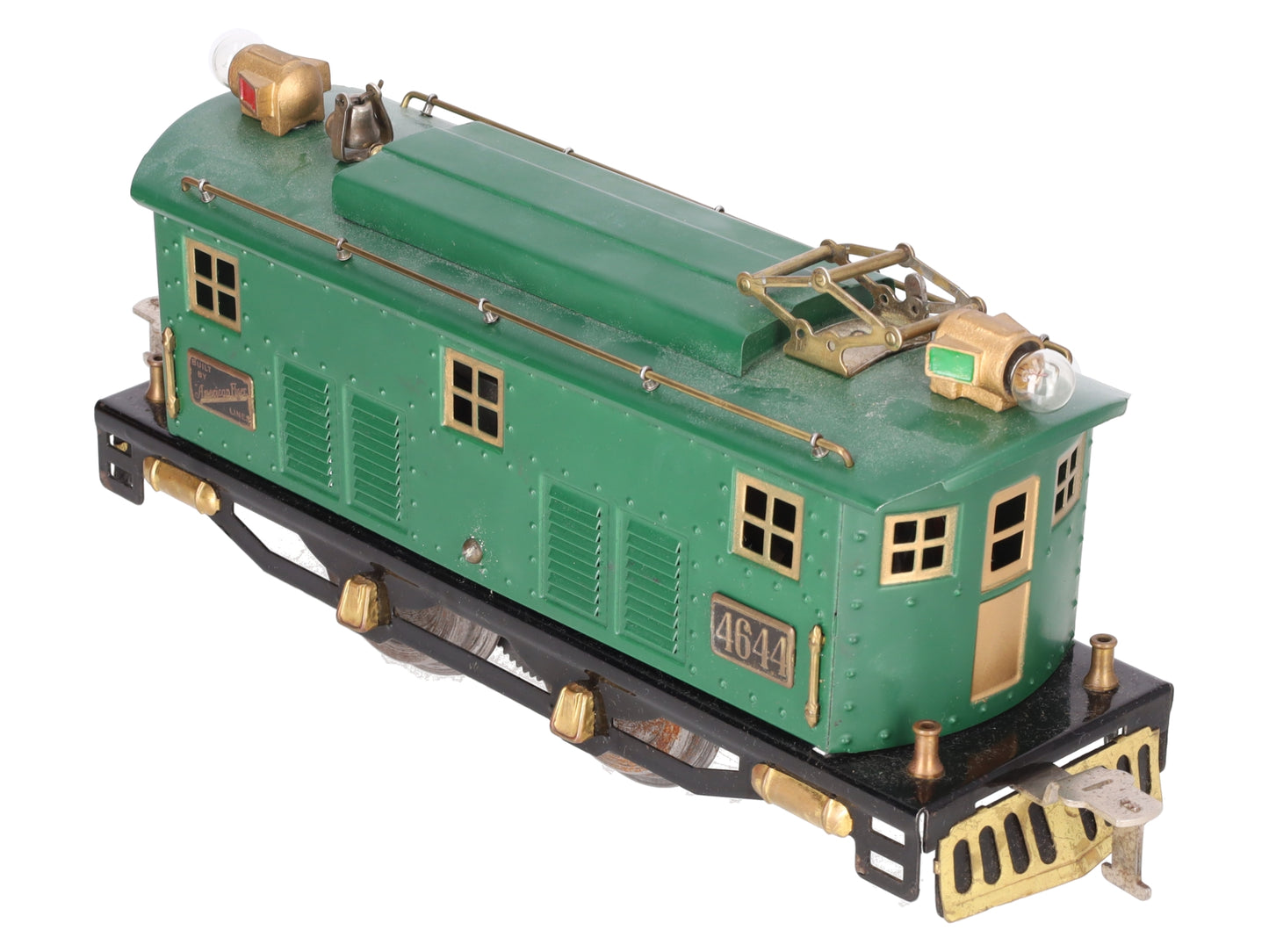 American Flyer 4644 Vintage Standard Gauge Green 0-4-0 Electric Locomotive