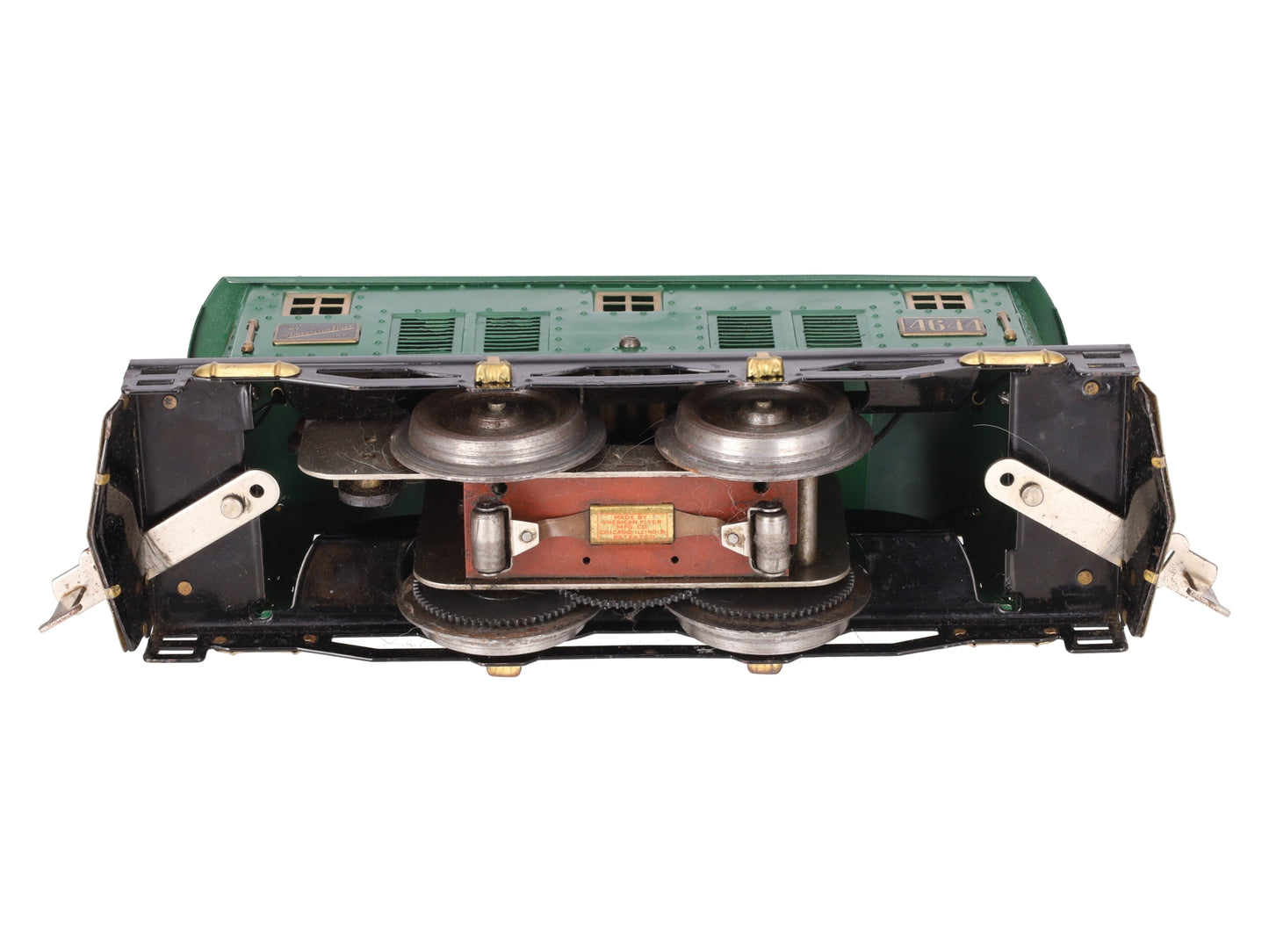 American Flyer 4644 Vintage Standard Gauge Green 0-4-0 Electric Locomotive