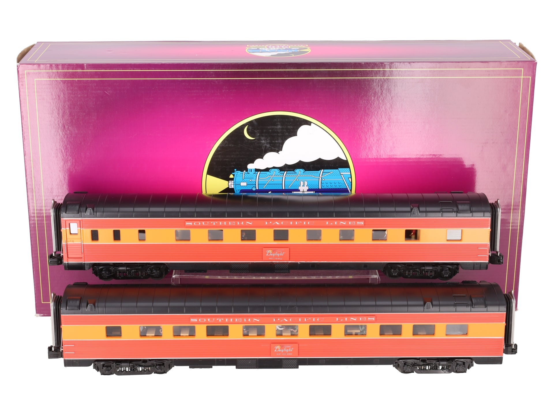 MTH 20-66217 O Southern Pacific 70' ABS Sleeper/Diner Passenger Set (Set of 2)
