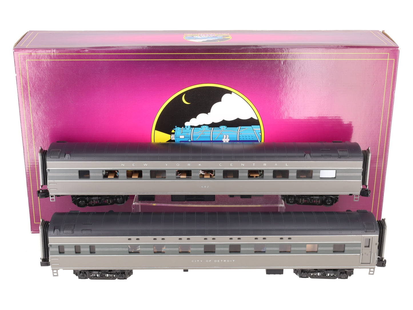 MTH 20-66237 O NYC 2-Car 70' Sleeper/Diner Passenger 2-Car Set