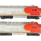 Lionel 2383 Vintage O Santa Fe F-3 AA Diesel Locomotives VG