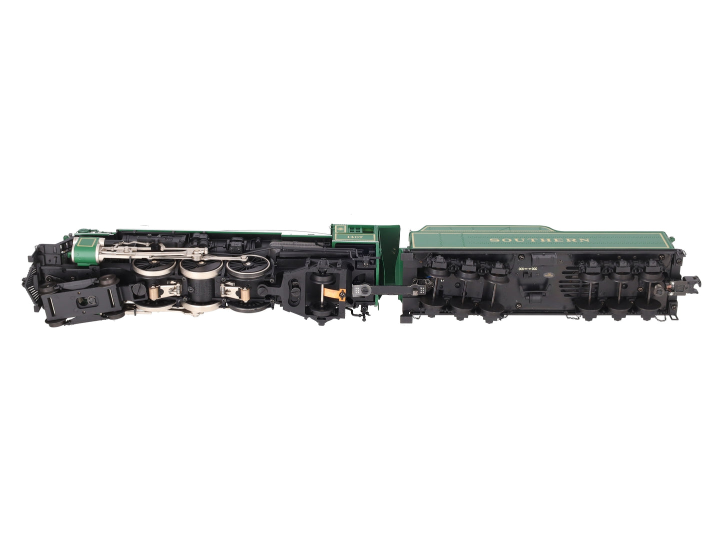 MTH 20-3466-1 O Gauge Southern (Green) 4-6-2 Ps-4 Steam Engine #1407 w/PS3 LN/Box