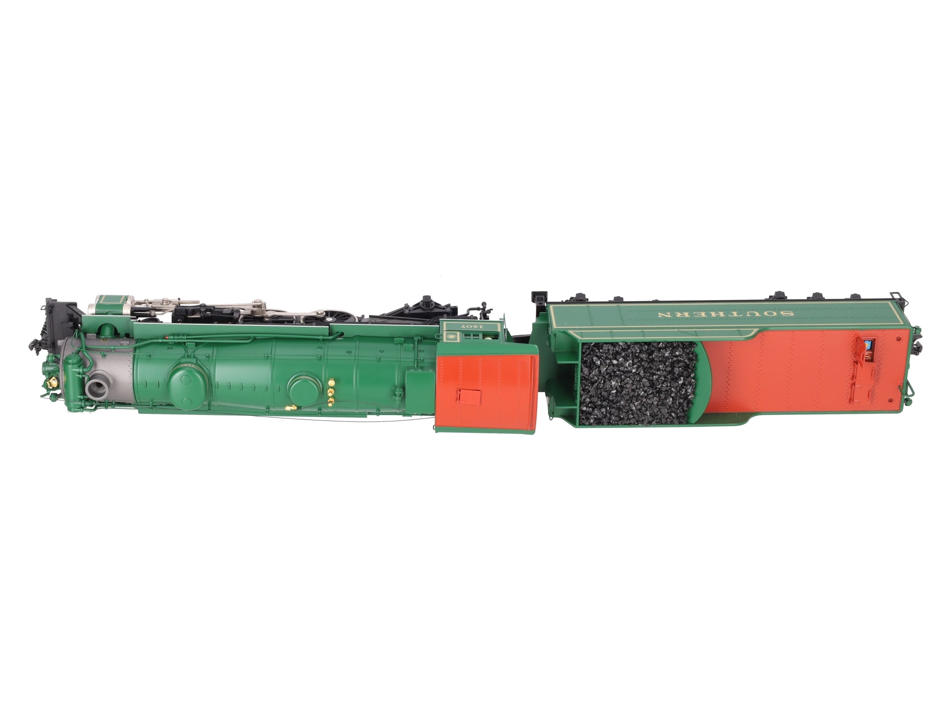 MTH 20-3466-1 O Gauge Southern (Green) 4-6-2 Ps-4 Steam Engine #1407 w/PS3 LN/Box