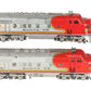 Lionel 2333 Vintage O Santa Fe F3 AA Diesel Set VG