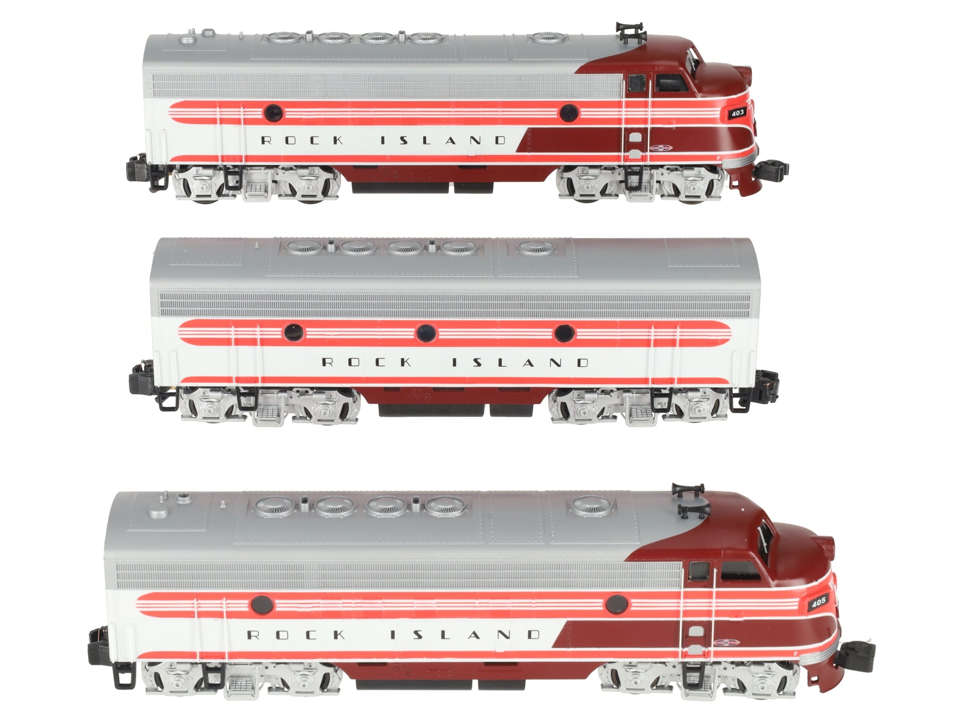 American Models S Scale Rock Island F7 ABA 
