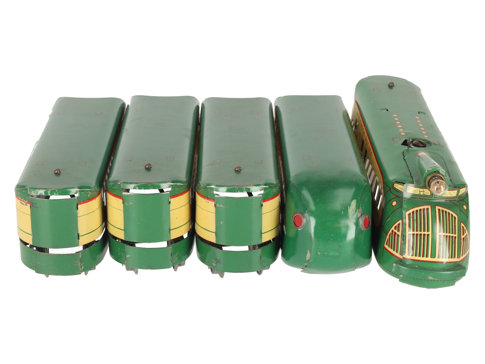 Marx M-10000 O Gauge Vintage UP Tinplate Passenger Train Set VG