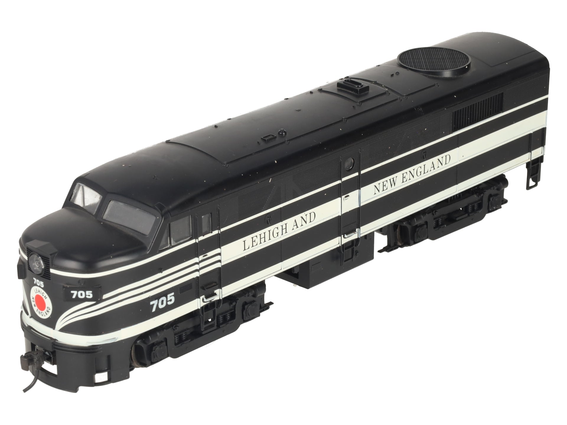 Weaver 6050 O Scale Lehigh & New England FA-2 Diesel Locomotive #705 - 2 Rail VG/Box