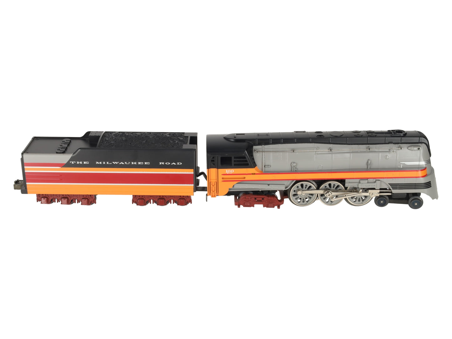 MTH 30-1127-1 O Gauge MILW 4-6-4 Hiawatha Steam Loco & Tender w/PS1 #100 EX/Box