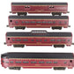 MTH 20-6014 O Gauge Norfolk & Western 60' Aluminum Passenger 4-Car Set LN/Box