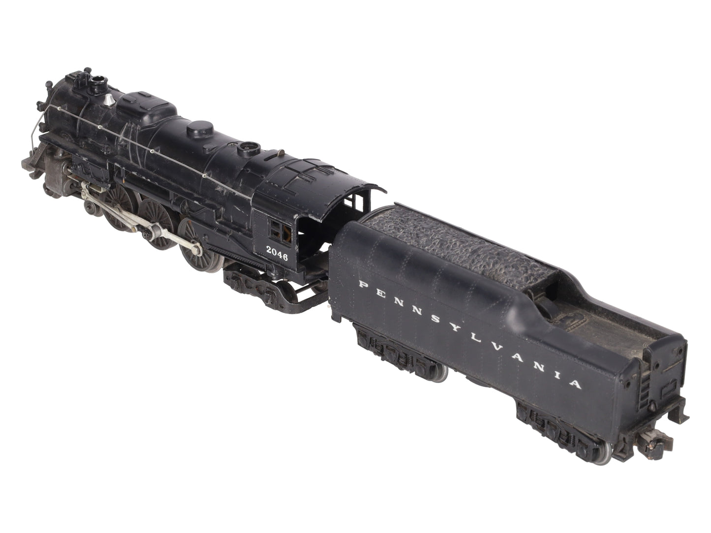Lionel 2046 Vintage O 4-6-4 Steam Locomotive W/2671W Tender VG