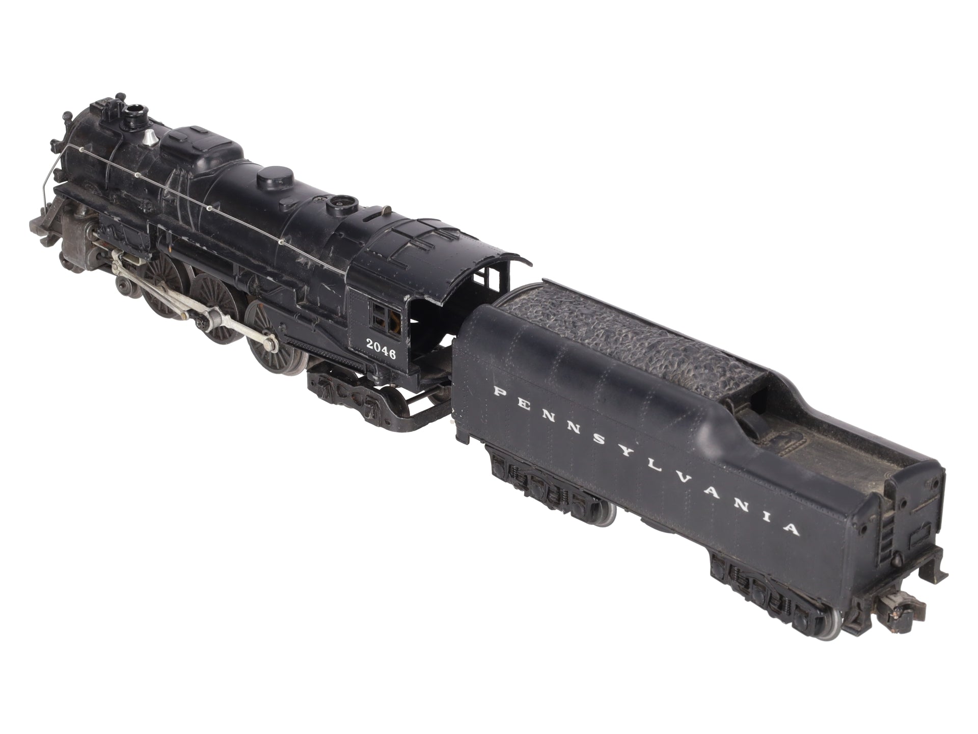 Lionel 2046 Vintage O 4-6-4 Steam Locomotive W/2671W Tender VG