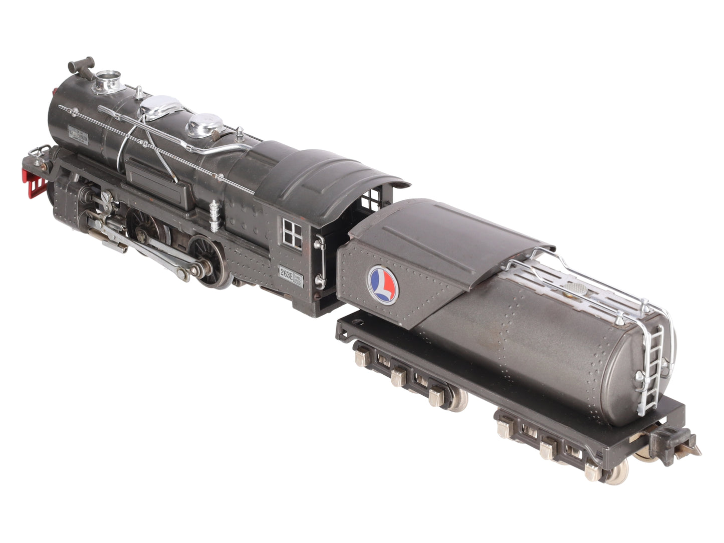 Lionel 263E Vintage O Prewar Tinplate Steam Locomotive & Tender VG