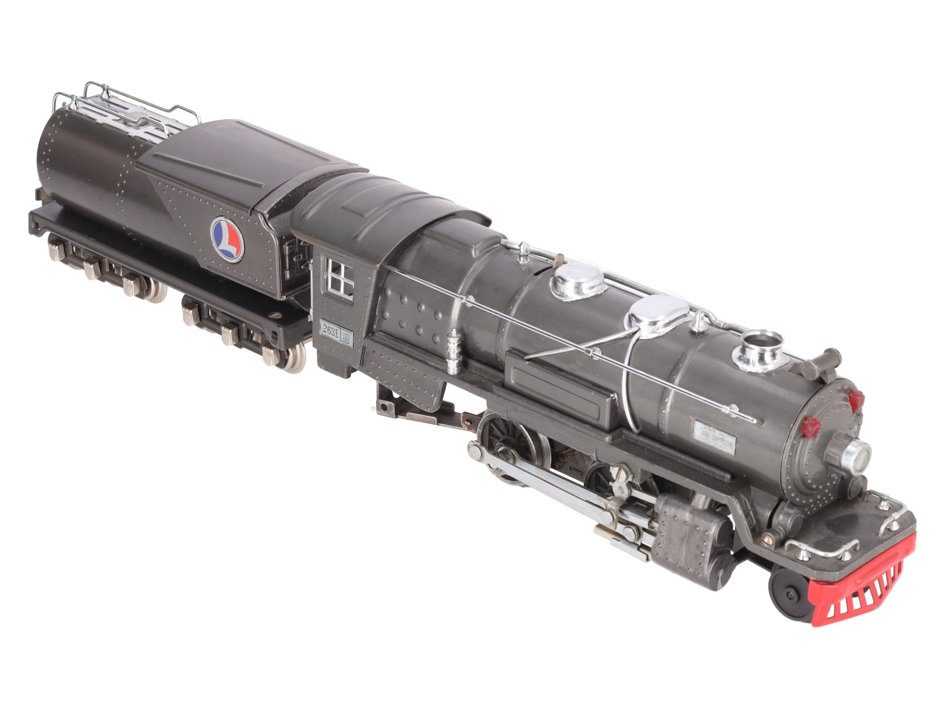 Lionel 263E Vintage O Prewar Tinplate Steam Locomotive & Tender VG