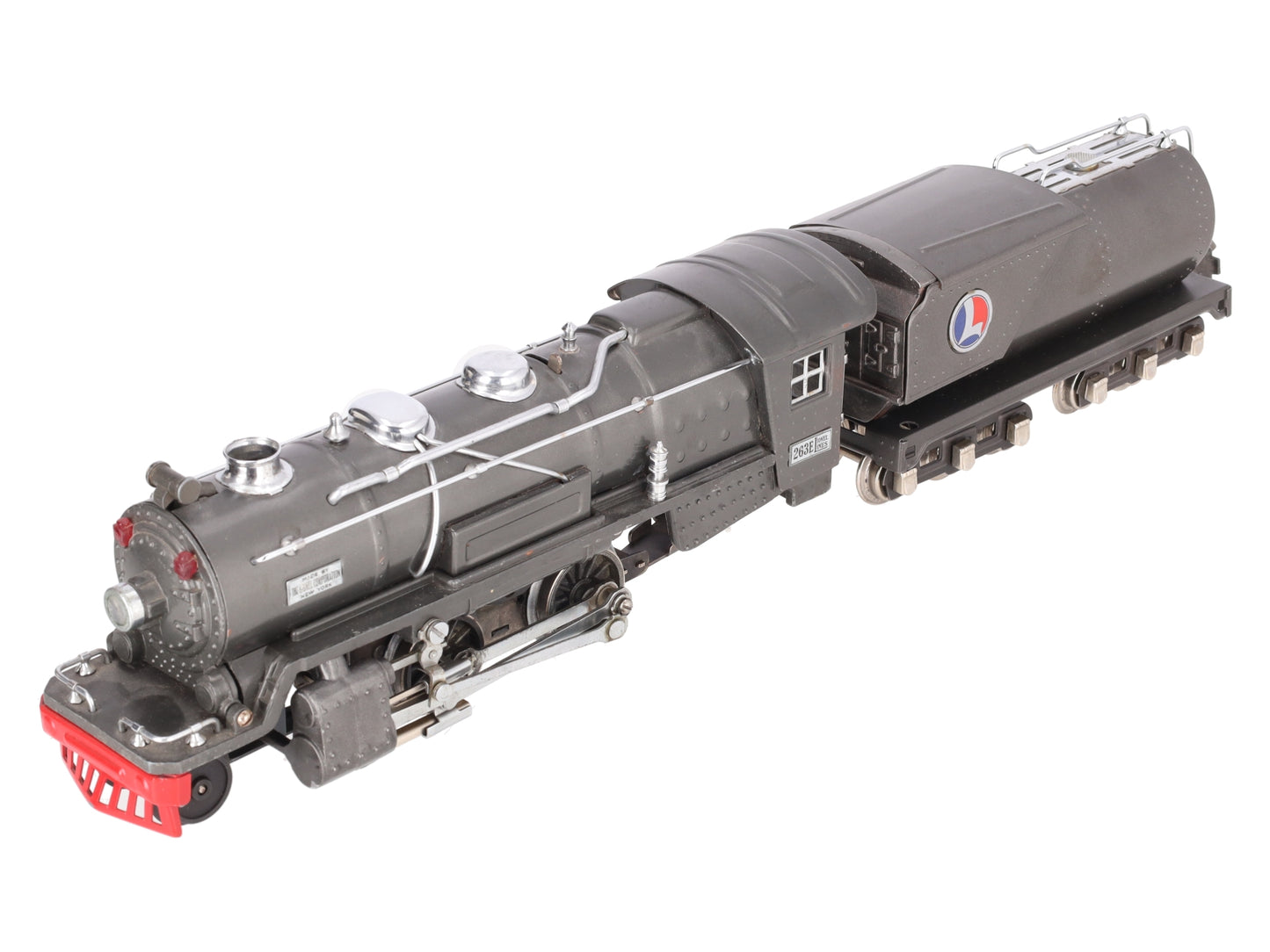 Lionel 263E Vintage O Prewar Tinplate Steam Locomotive & Tender VG