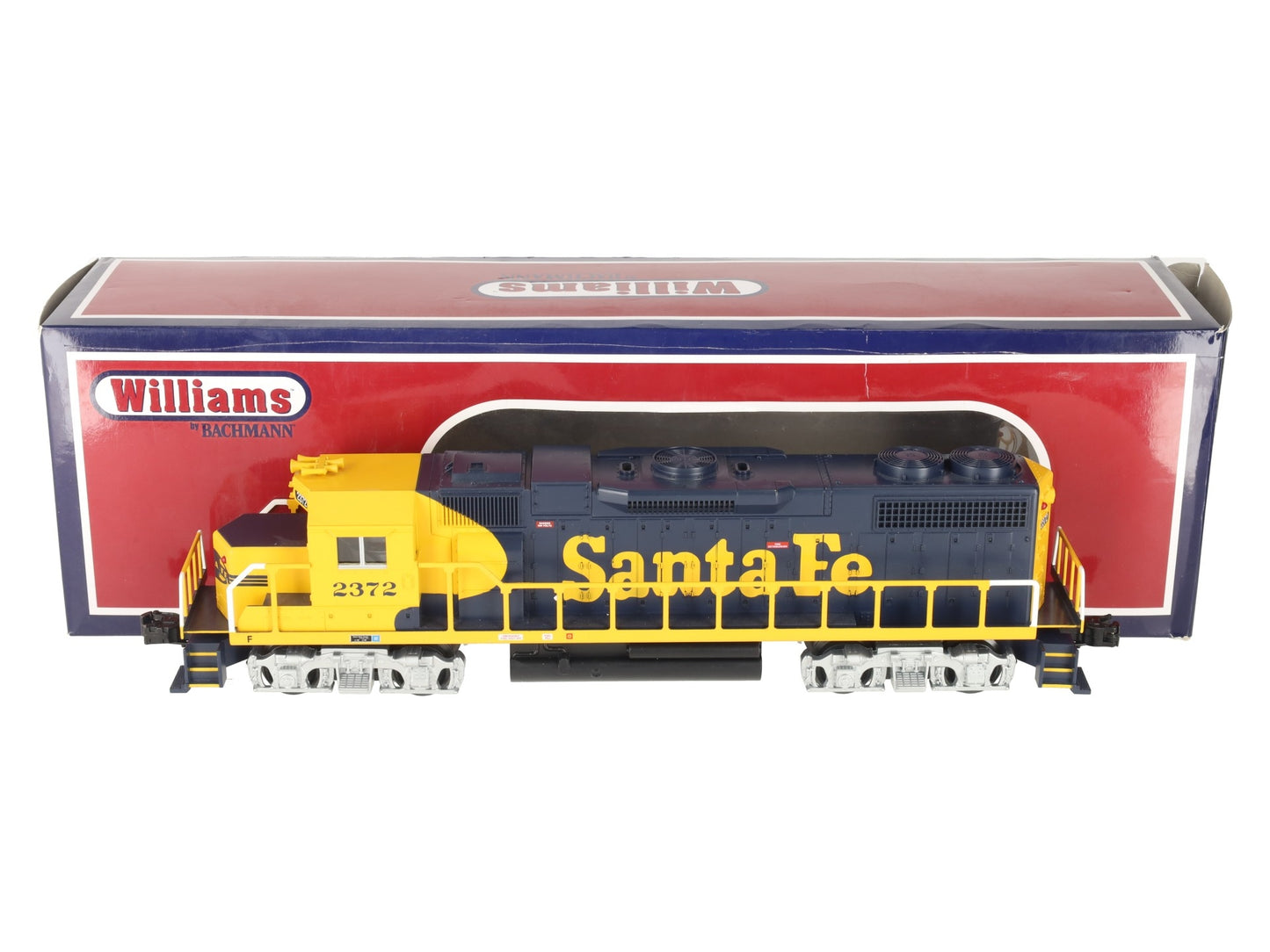 Williams 21225 O Santa Fe EMD GP38 Conventional 3-Rail Diesel Locomotive #2372 EX/Box
