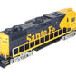 Williams 21225 O Santa Fe EMD GP38 Conventional 3-Rail Diesel Locomotive #2372