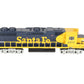 Williams 21225 O Santa Fe EMD GP38 Conventional 3-Rail Diesel Locomotive #2372 EX/Box