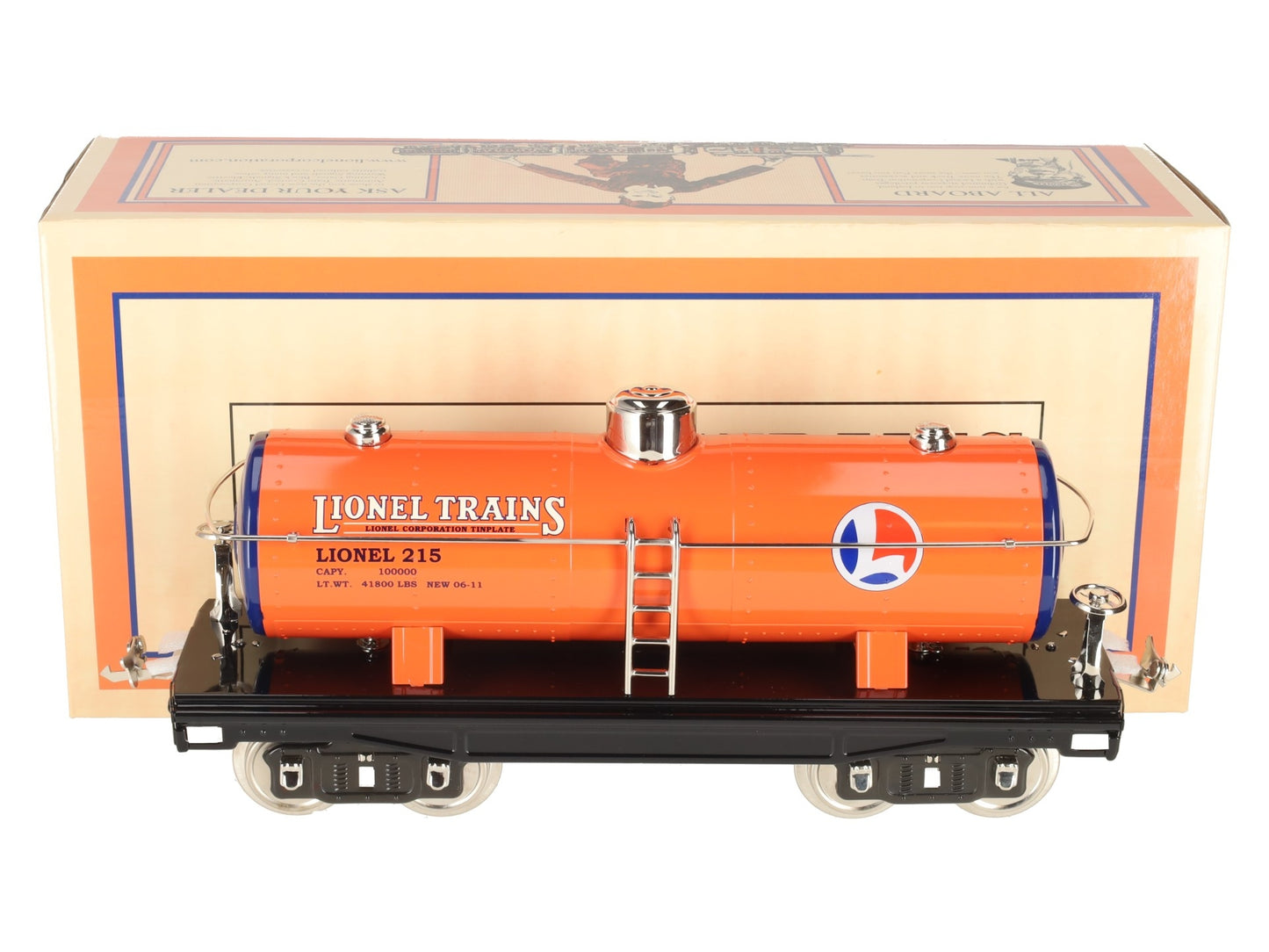 MTH 11-30104 Standard Gauge Tinplate Lionel Lines Oil Car #215