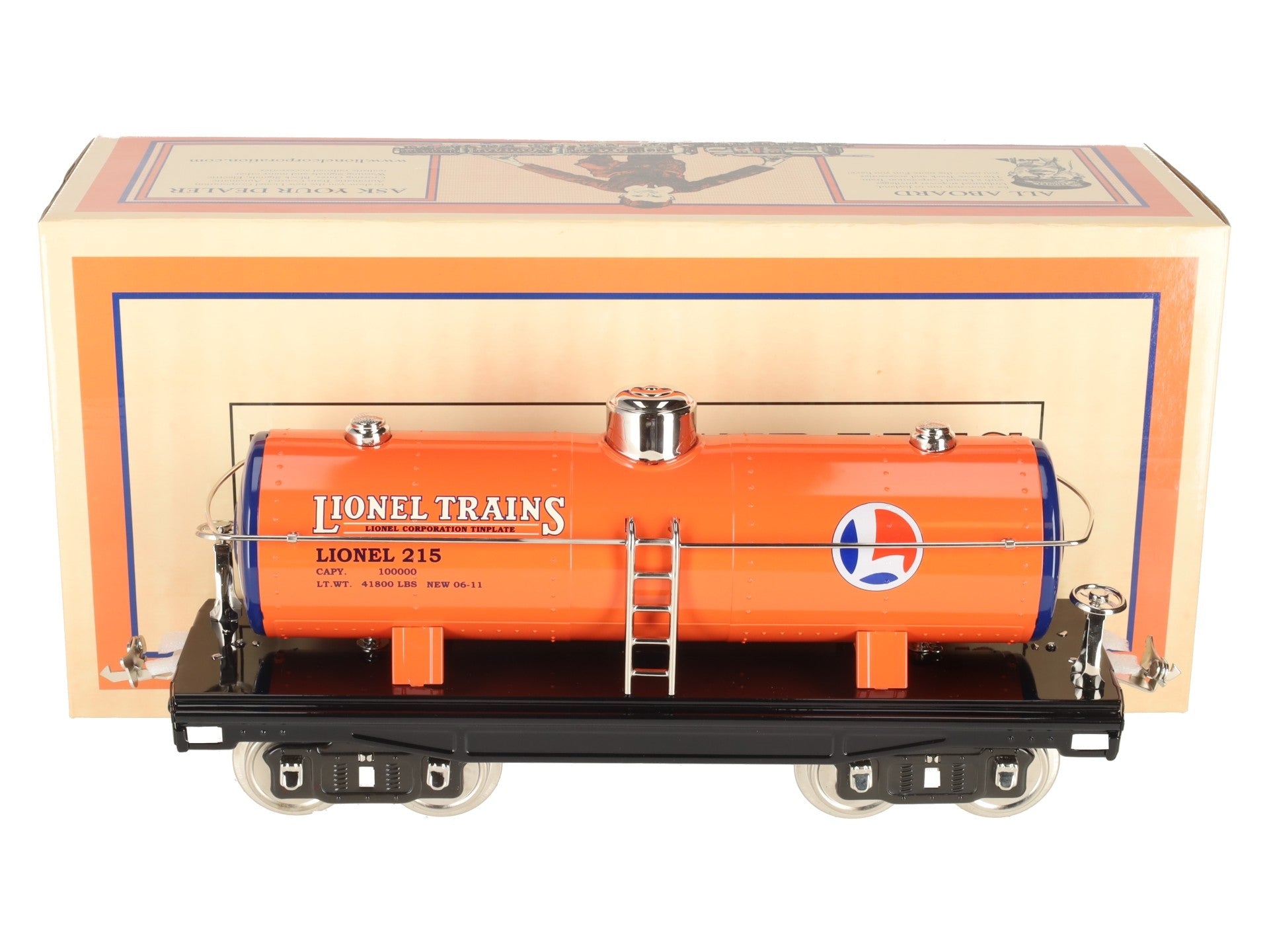 MTH 11-30104 Standard Gauge Tinplate Lionel Lines Oil Car #215