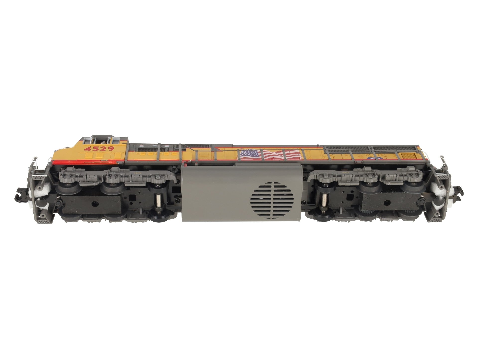 MTH 20-2376-3 O Union Pacific Flag SD70 MAC Non-Powered Diesel Engine #4529 VG/Box
