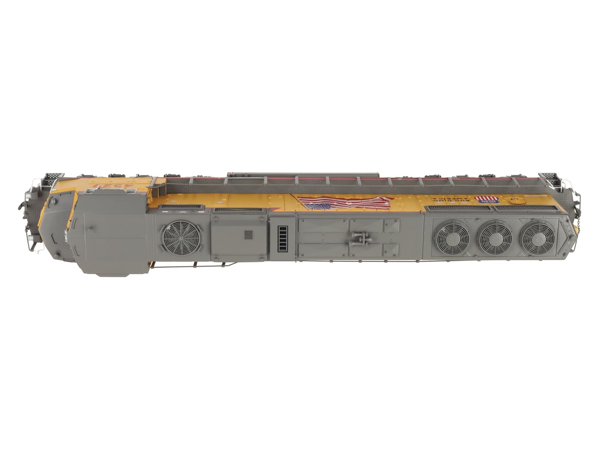 MTH 20-2376-3 O Union Pacific Flag SD70 MAC Non-Powered Diesel Engine #4529 VG/Box