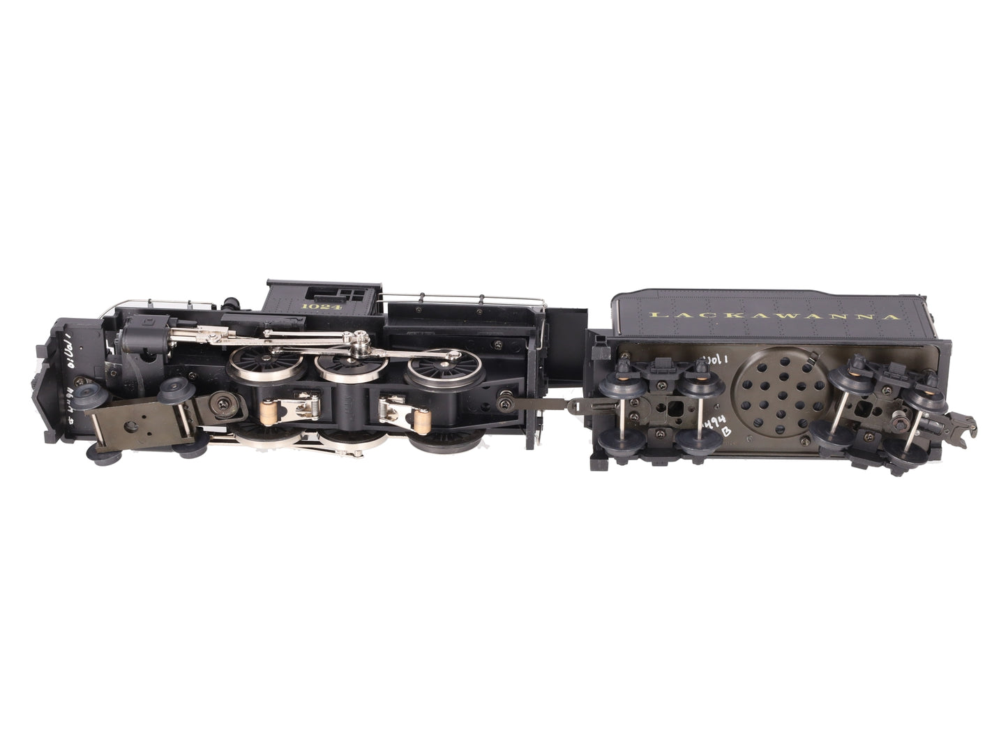 MTH 30-1179-0 O Lackawanna 4-6-0 Camelback Steam Engine w/Loco-Sound #1024 EX