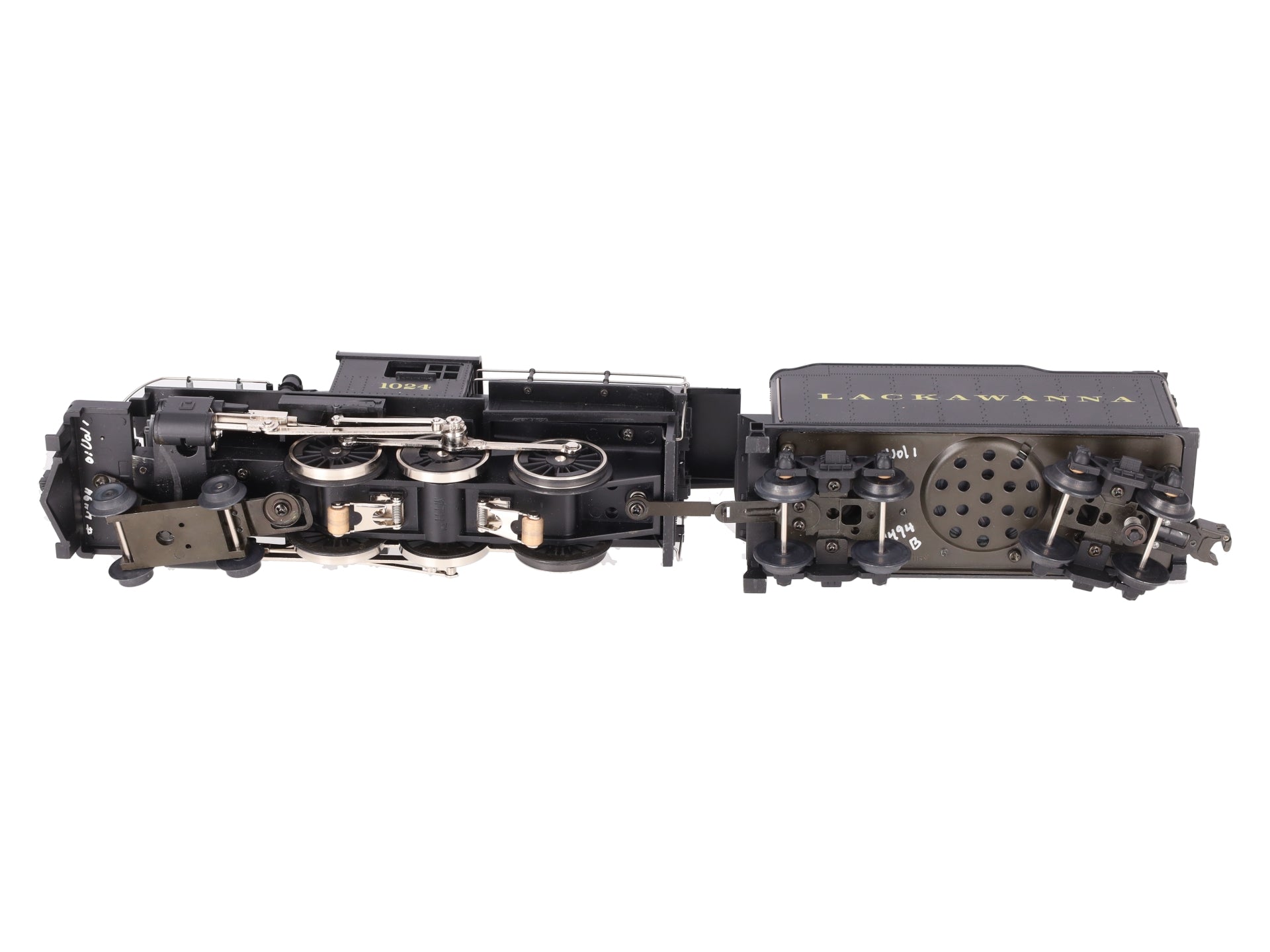 MTH 30-1179-0 O Lackawanna 4-6-0 Camelback Steam Engine w/Loco-Sound #1024 EX