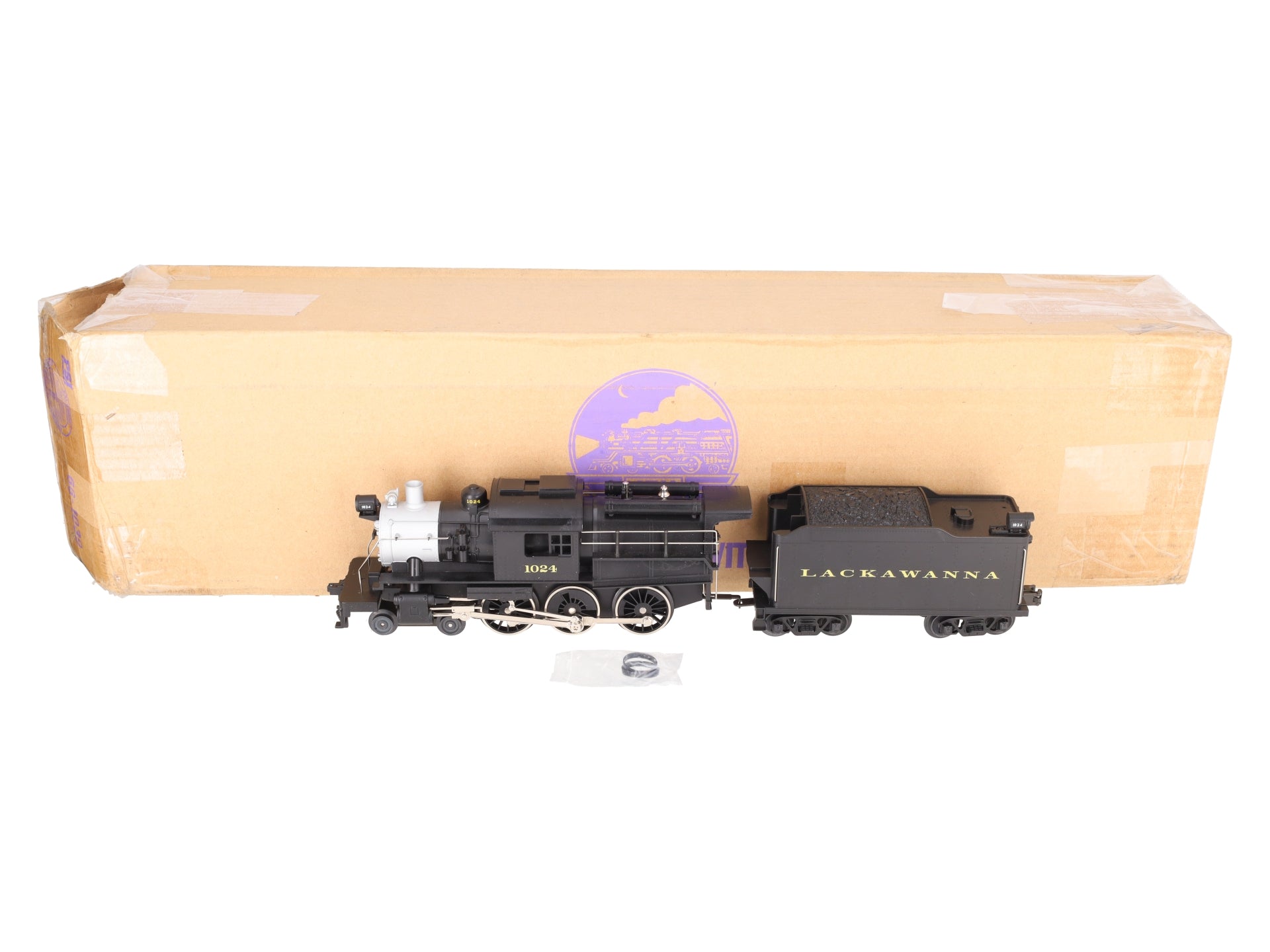 MTH 30-1179-0 O Lackawanna 4-6-0 Camelback Steam Engine w/Loco-Sound #1024 EX