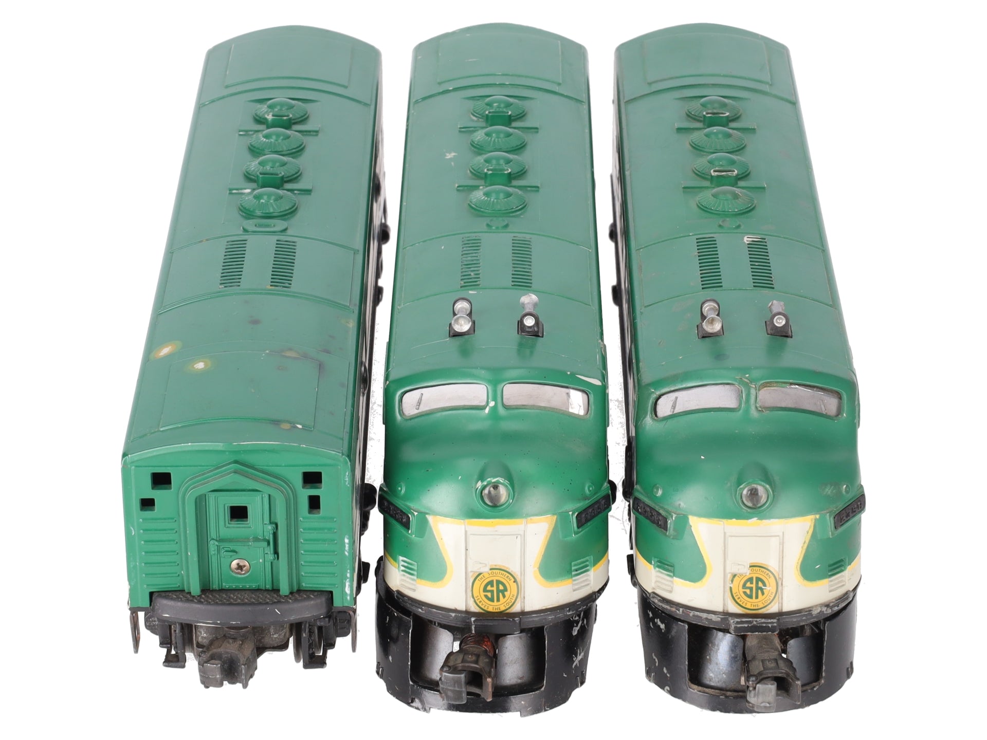 Lionel 2356 Vintage O Southern F-3 ABA Diesel Locomotives VG