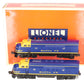 Lionel 6-18117 O Gauge Santa Fe Blue/Yellow F3 AA Diesel Set EX/Box