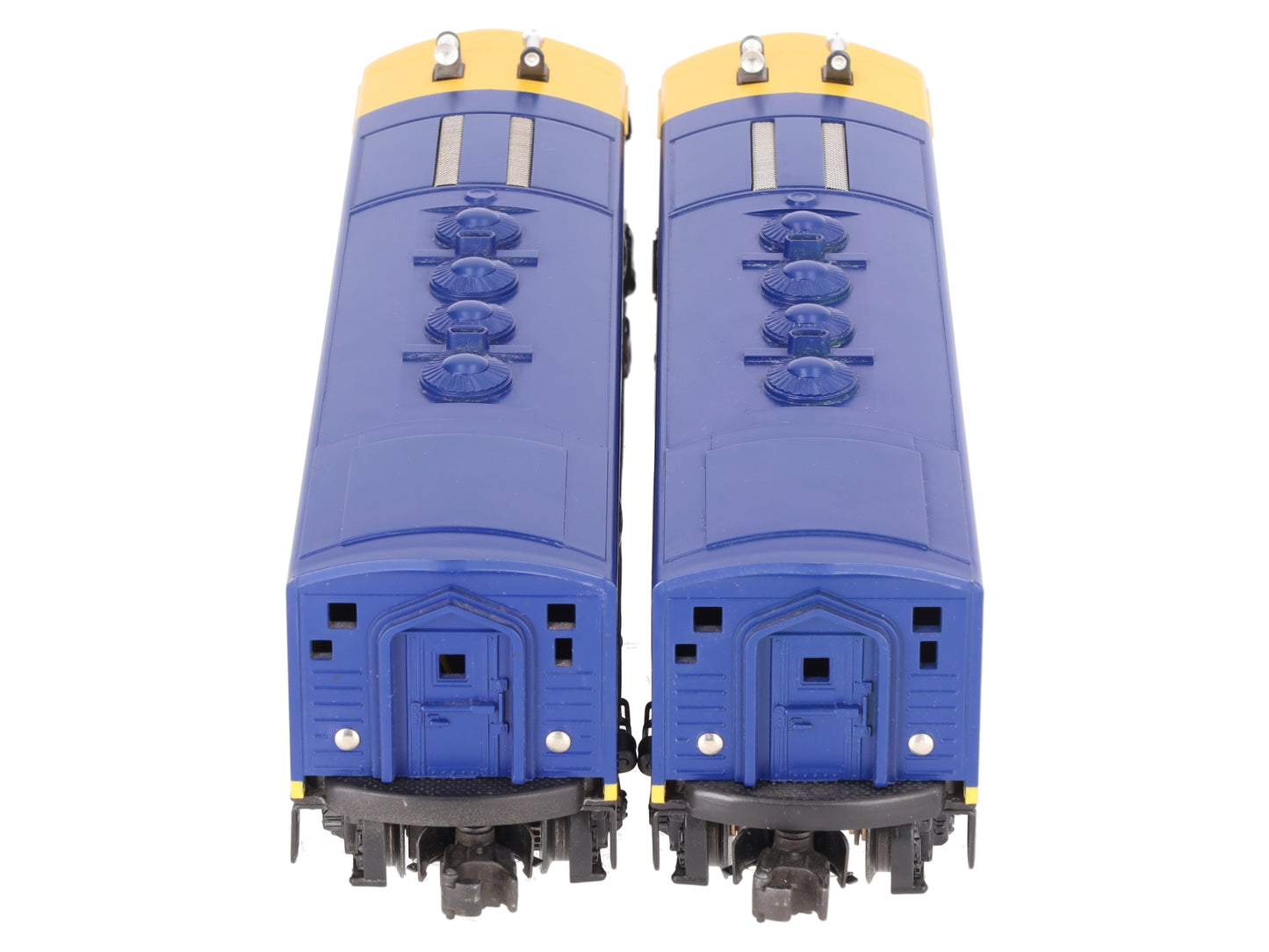 Lionel 6-18117 O Gauge Santa Fe Blue/Yellow F3 AA Diesel Set EX/Box