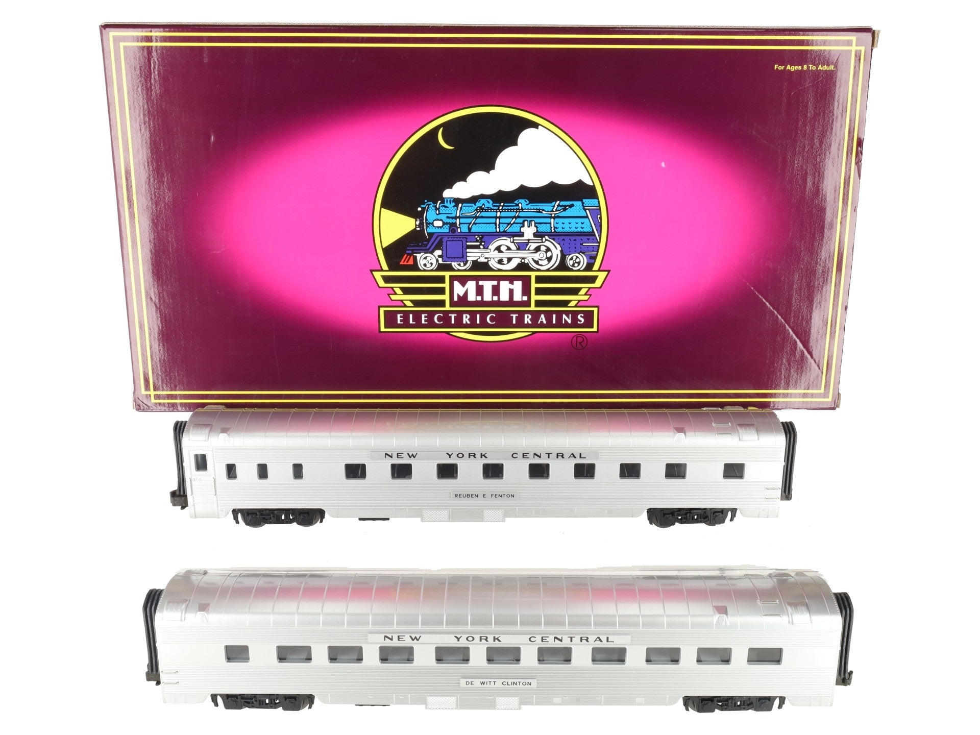 MTH 20-6668 O NYC 70' Streamlined Sleeper/Diner Passenger Car Set (Set of 2) LN/Box