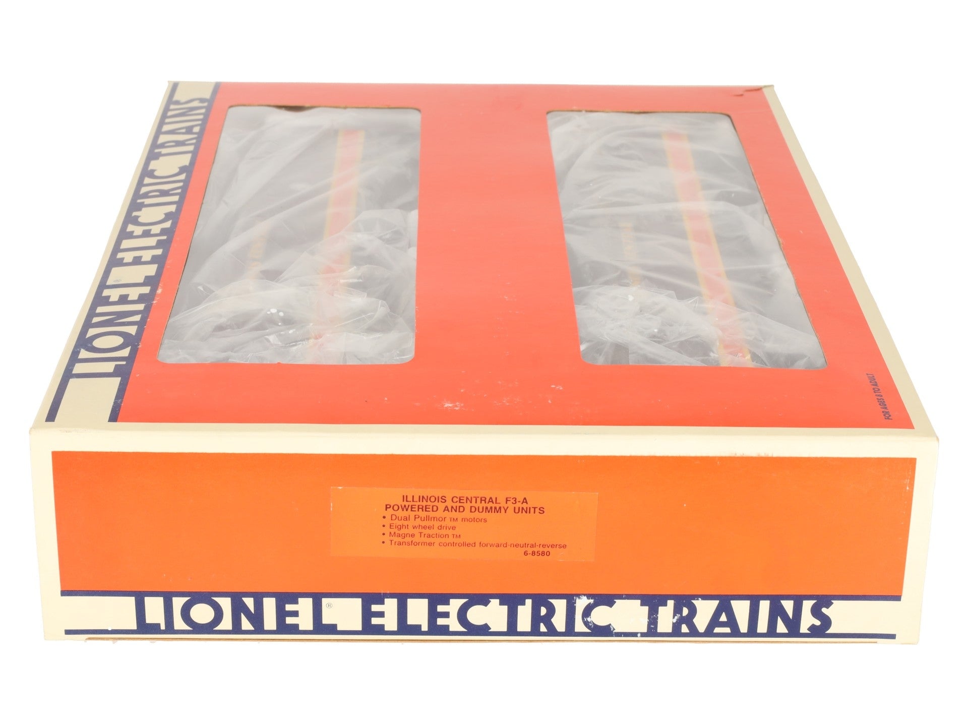 Lionel 6-8580 O Gauge Illinois Central F3 AA Diesel Locomotive Set EX/Box