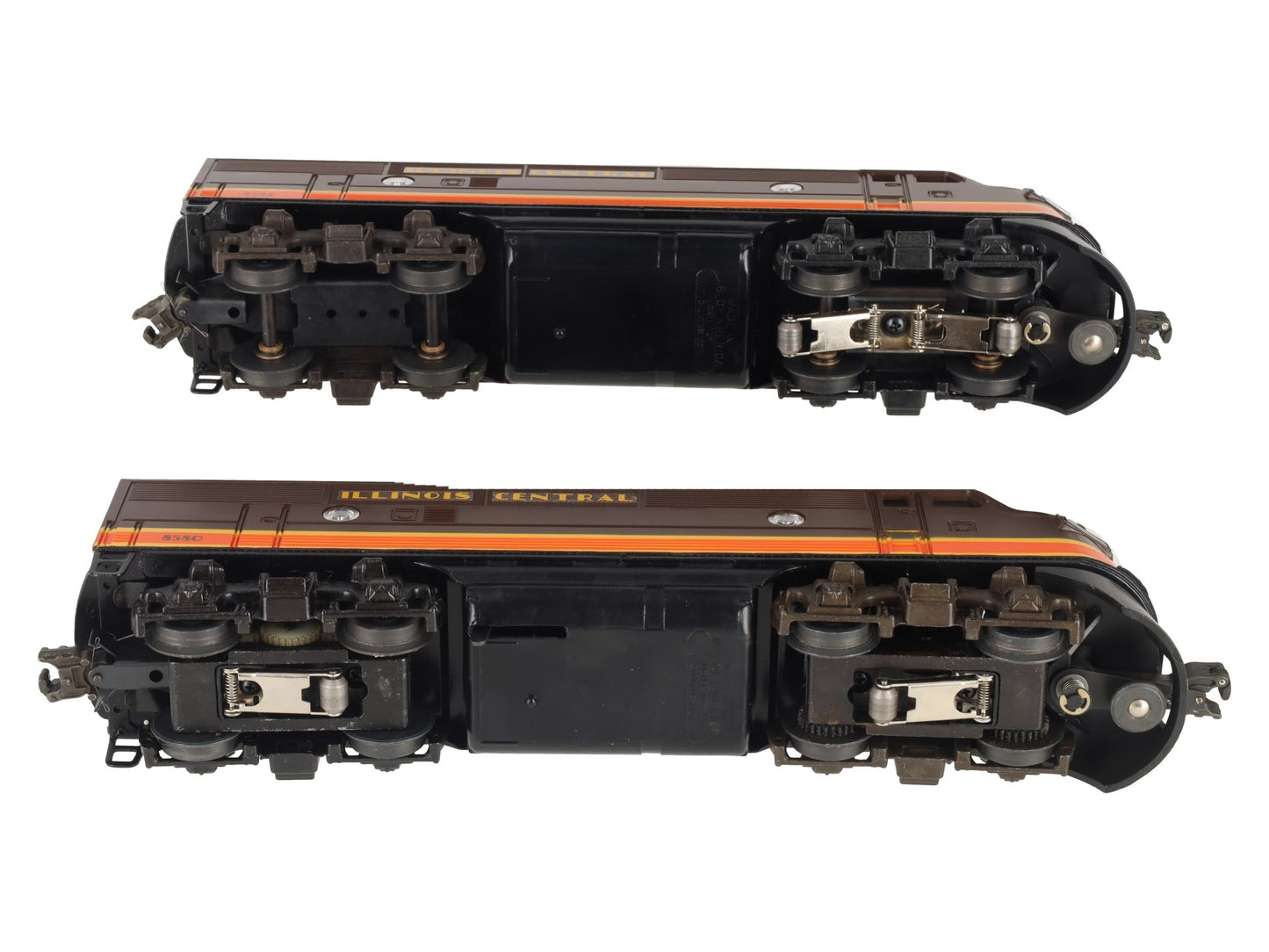 Lionel 6-8580 O Gauge Illinois Central F3 AA Diesel Locomotive Set EX/Box